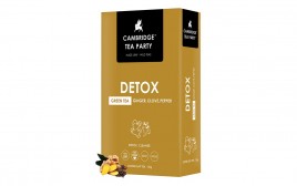 Cambridge Tea party Detox Green Tea Ginger, Clove, Pepper   Pack  50 grams